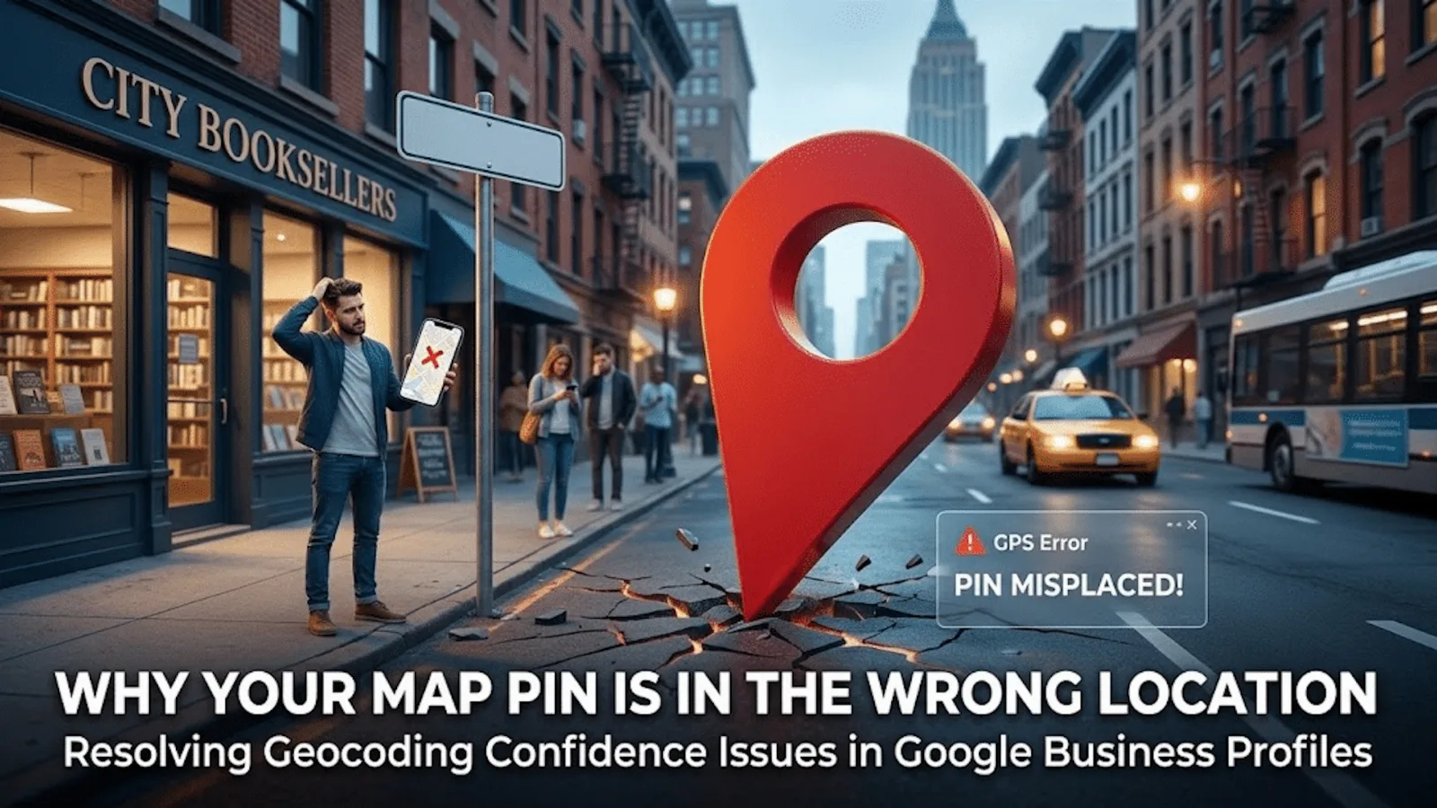 Un pin mal puesto puede anclar tu ranking local, no la dirección visible